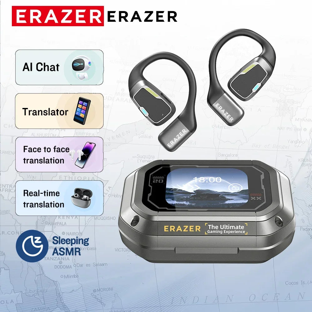 AI Earphone Translator Bluetooth Headset!