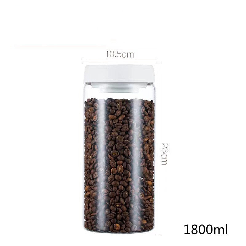 Coffee Beans & Powder Vacuum Glass