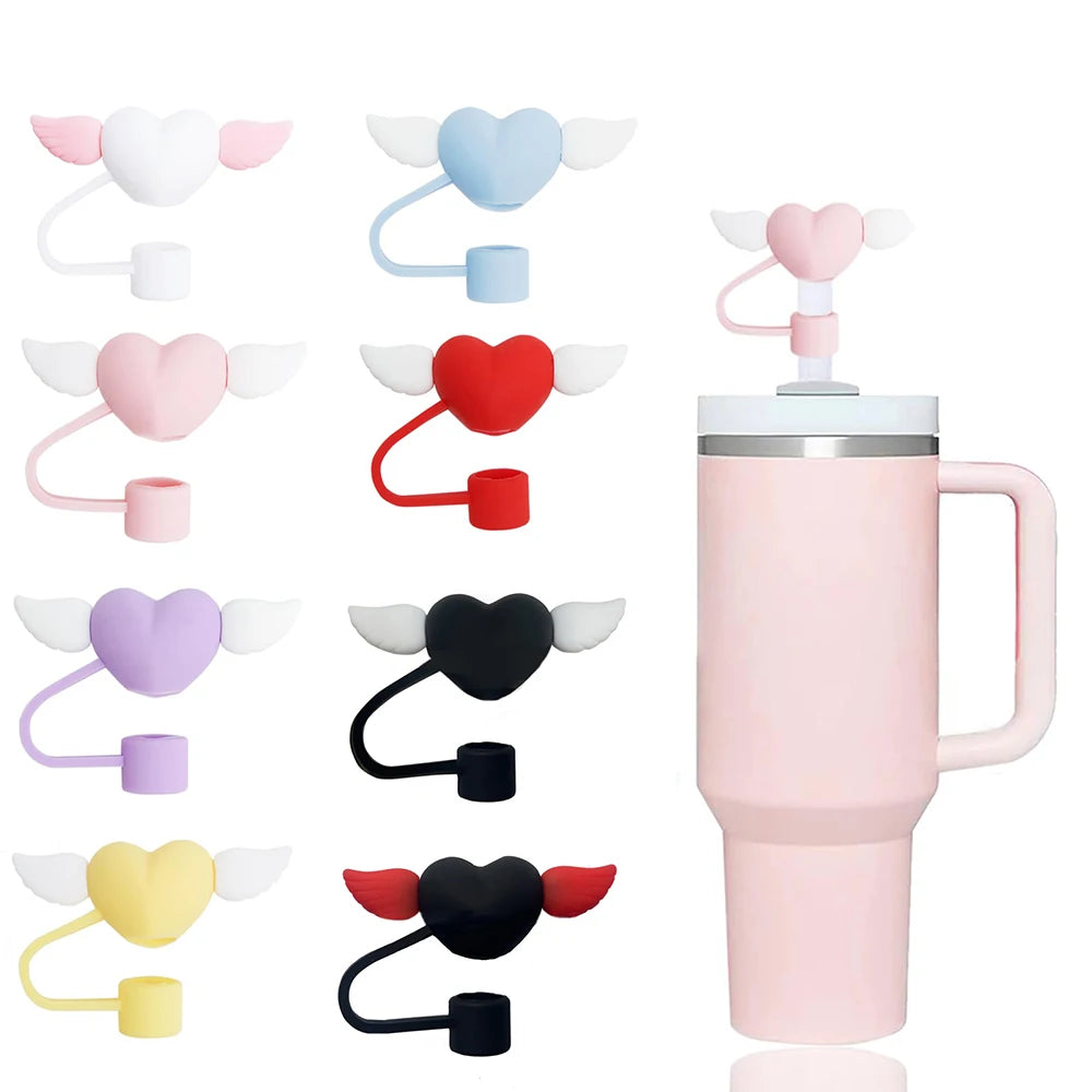 Love Wings Straw Covers Cap Toppers for Stanley 30/40 Oz