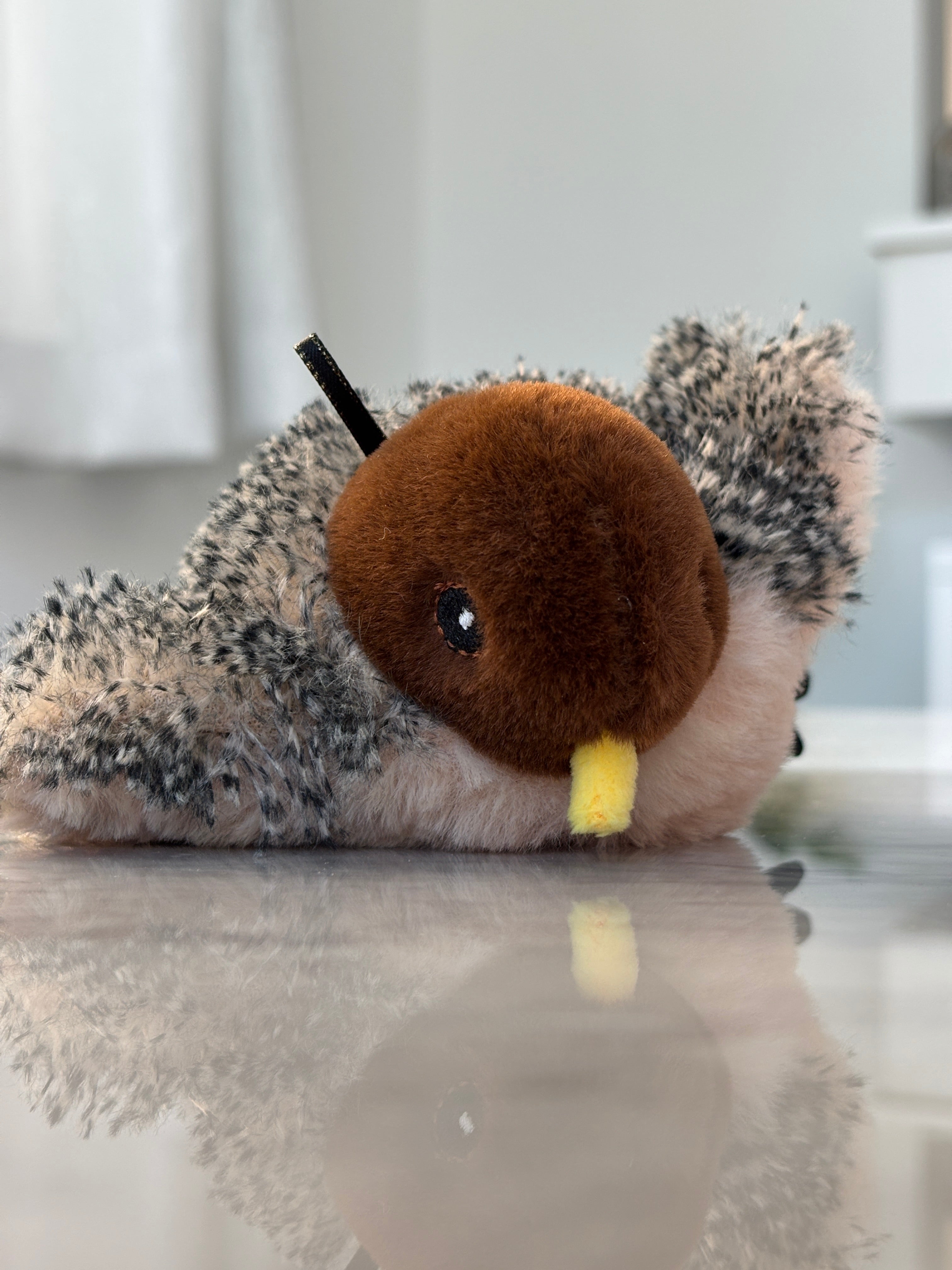 FurSo Pounce Bird cat toy size comparison showing compact design