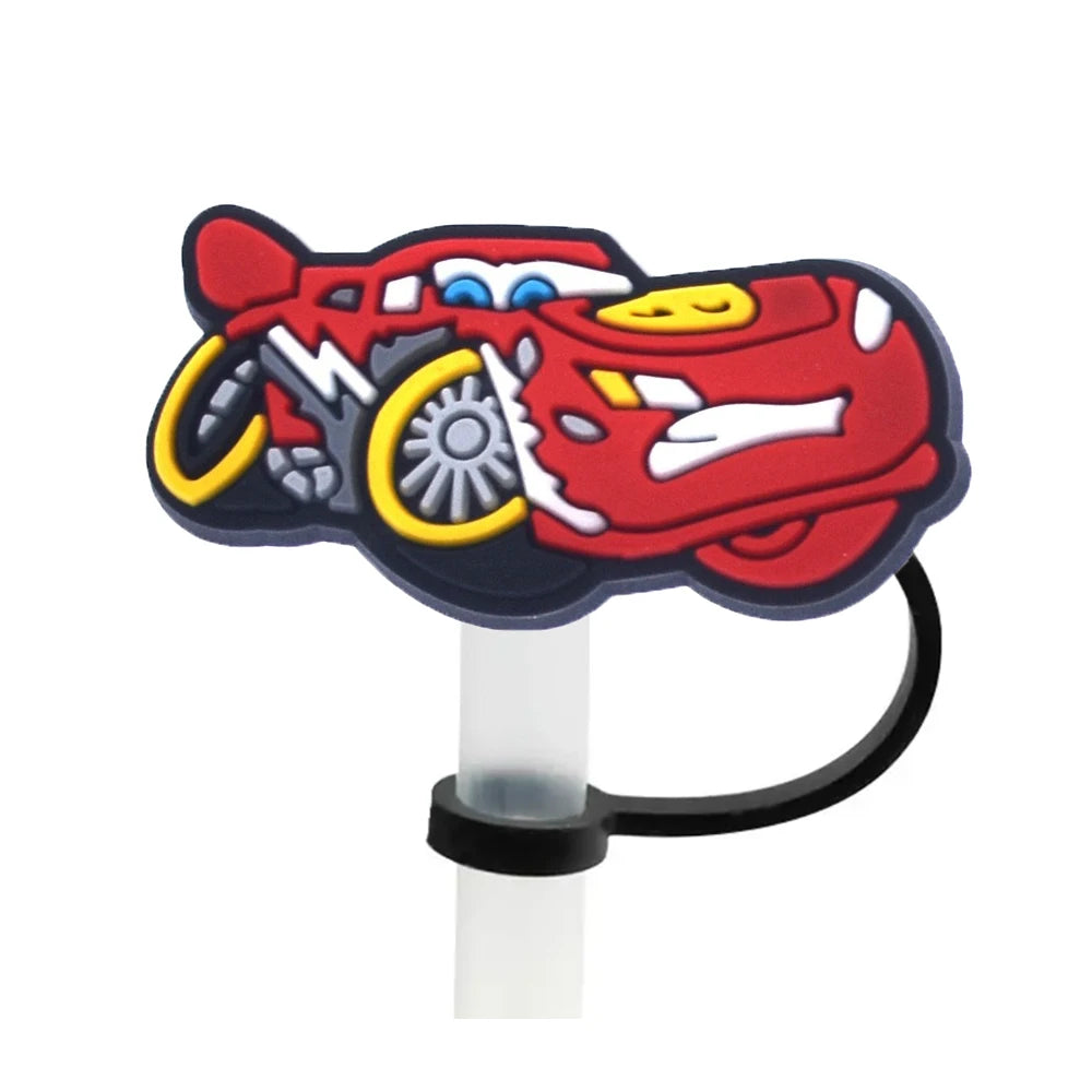 Cars Design Straw Cover Cap 10MM