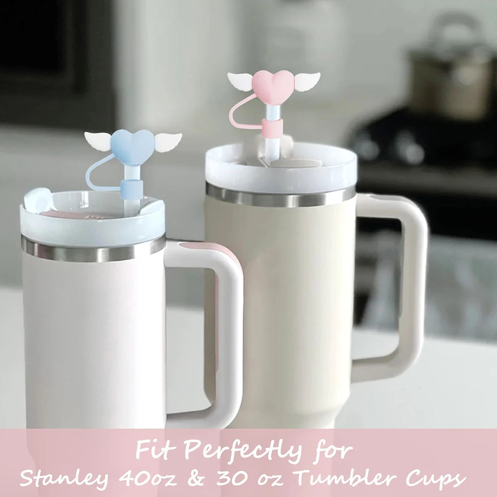 Love Wings Straw Covers Cap Toppers for Stanley 30/40 Oz