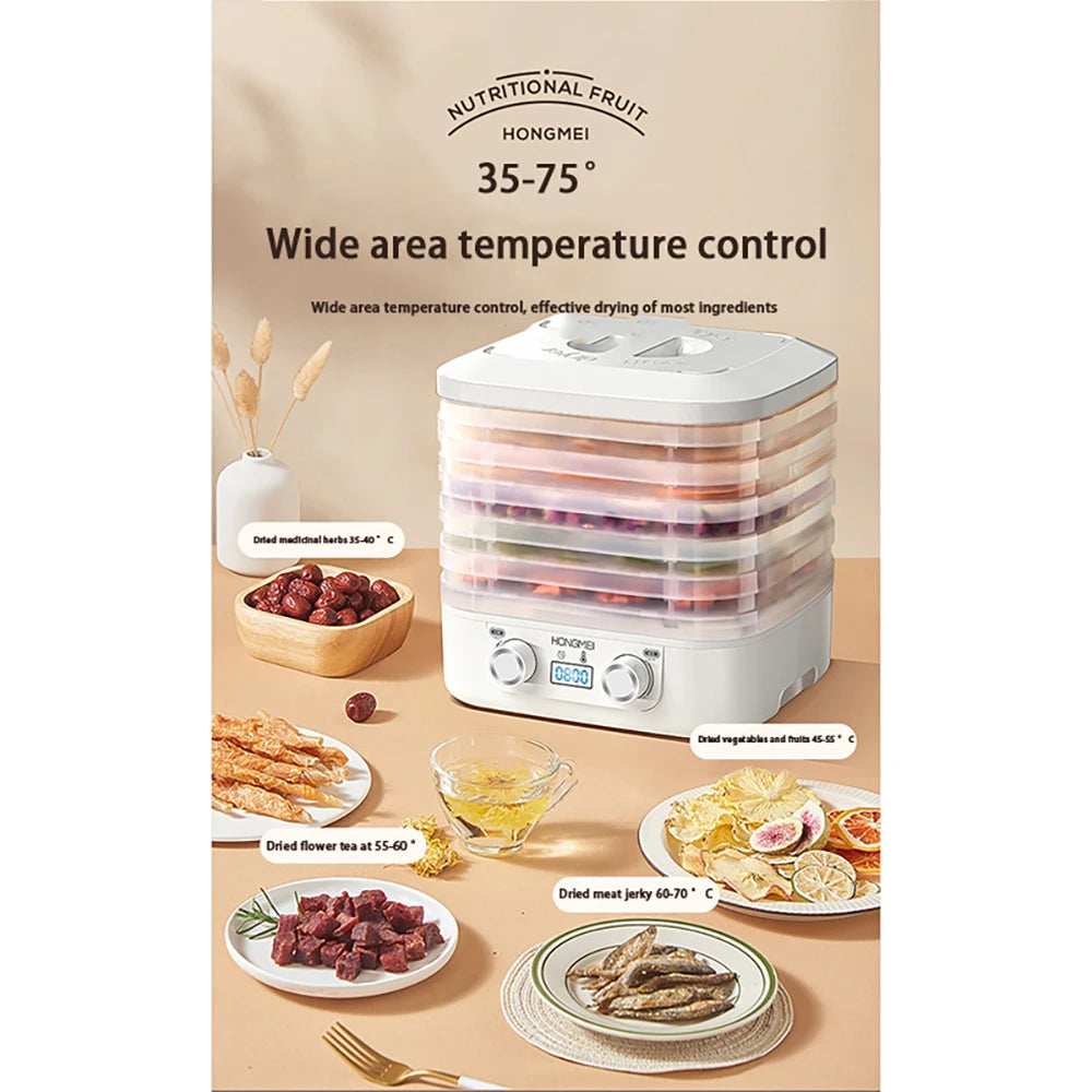 5 Layer Smart Electric Food Dryer for Fruit and Vegetable