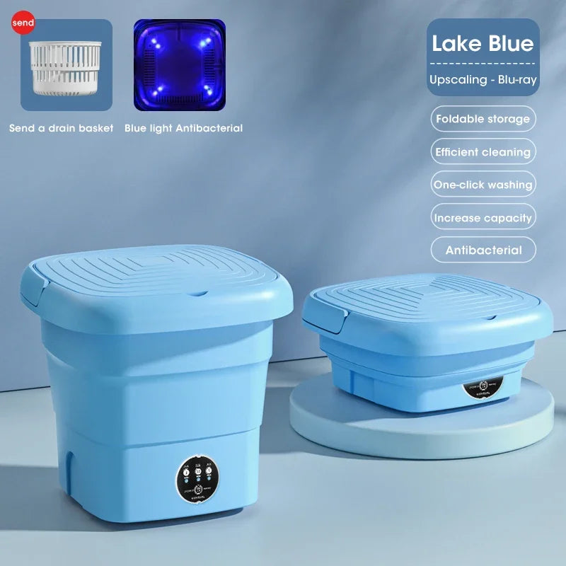 Foldable Washing Machine for Travels and Small Items