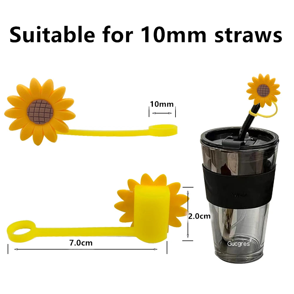 Cars Design Straw Cover Cap 10MM
