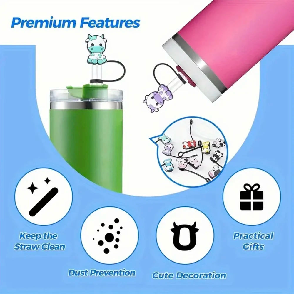Cars Design Straw Cover Cap 10MM