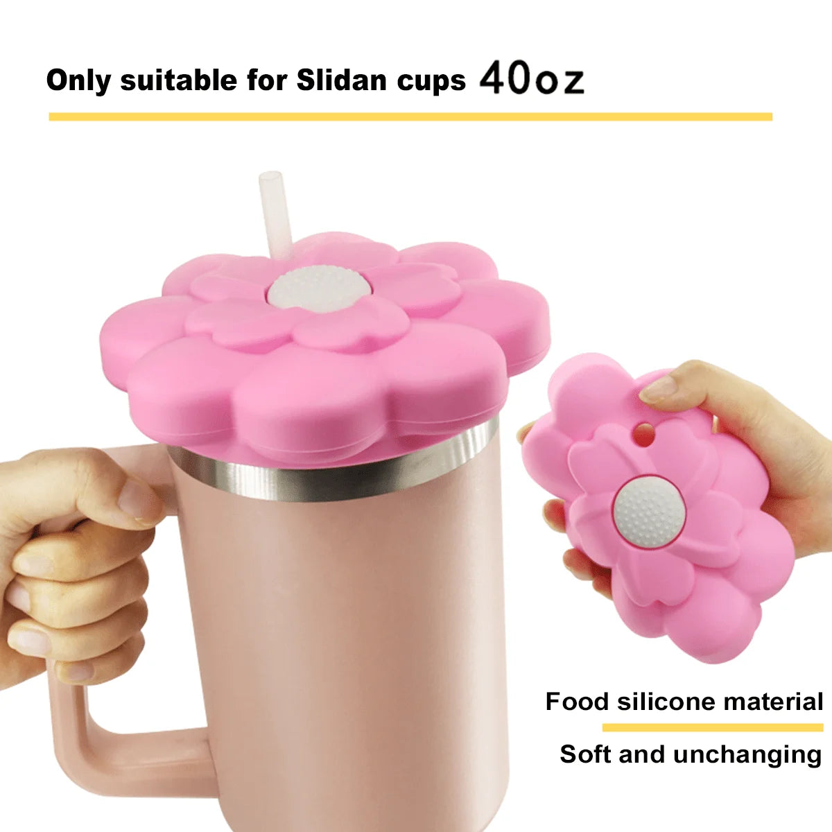 Leeseph Dustproof Lid for 40oz Stanley Cup Tumbler