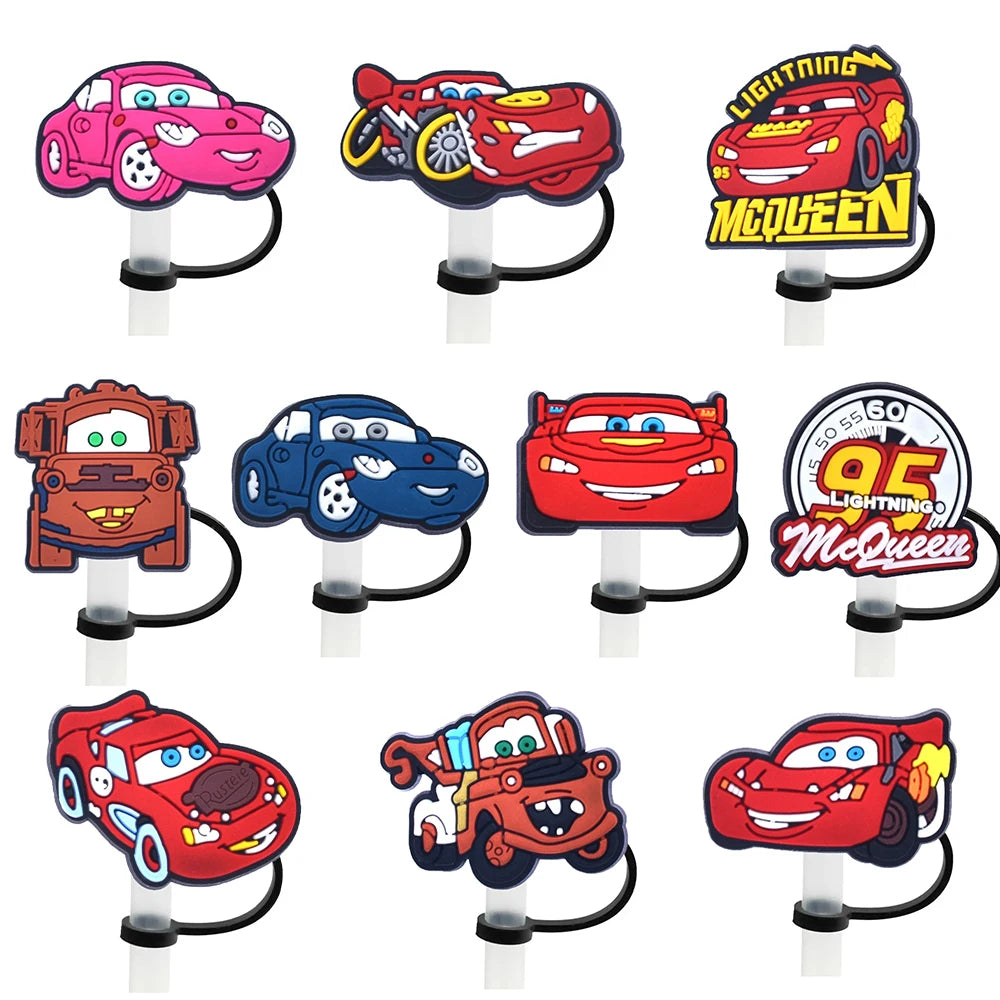 Cars Design Straw Cover Cap 10MM