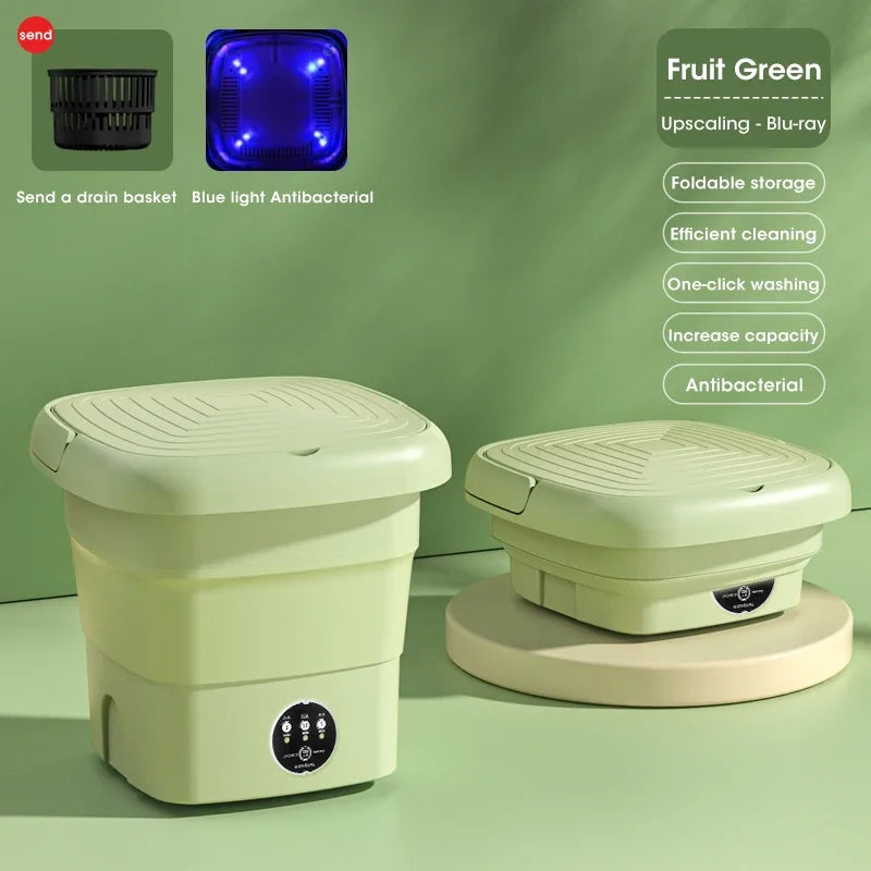 Foldable Washing Machine for Travels and Small Items
