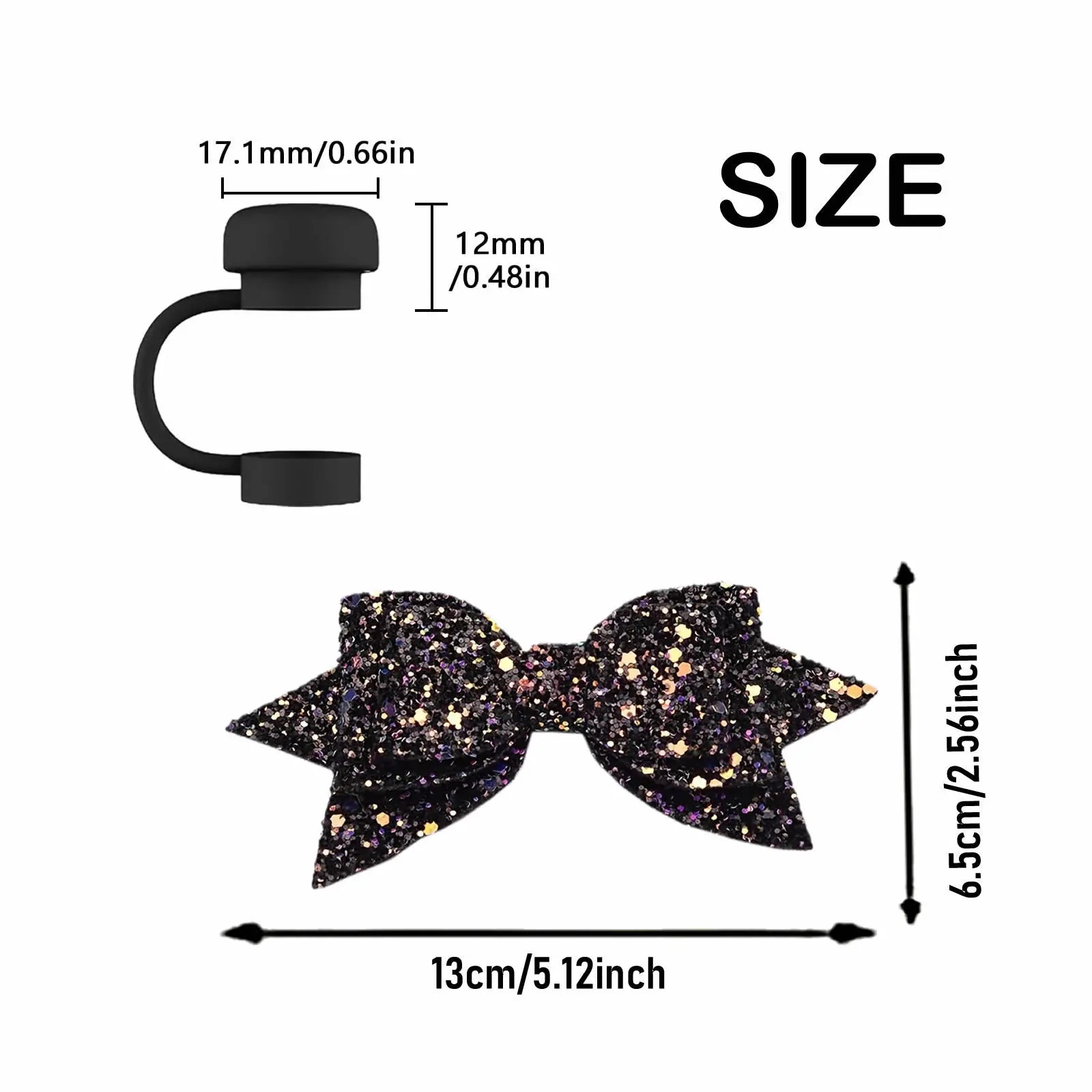 2 Pieces Straw Cap Bow For Stanley Cup Accessories