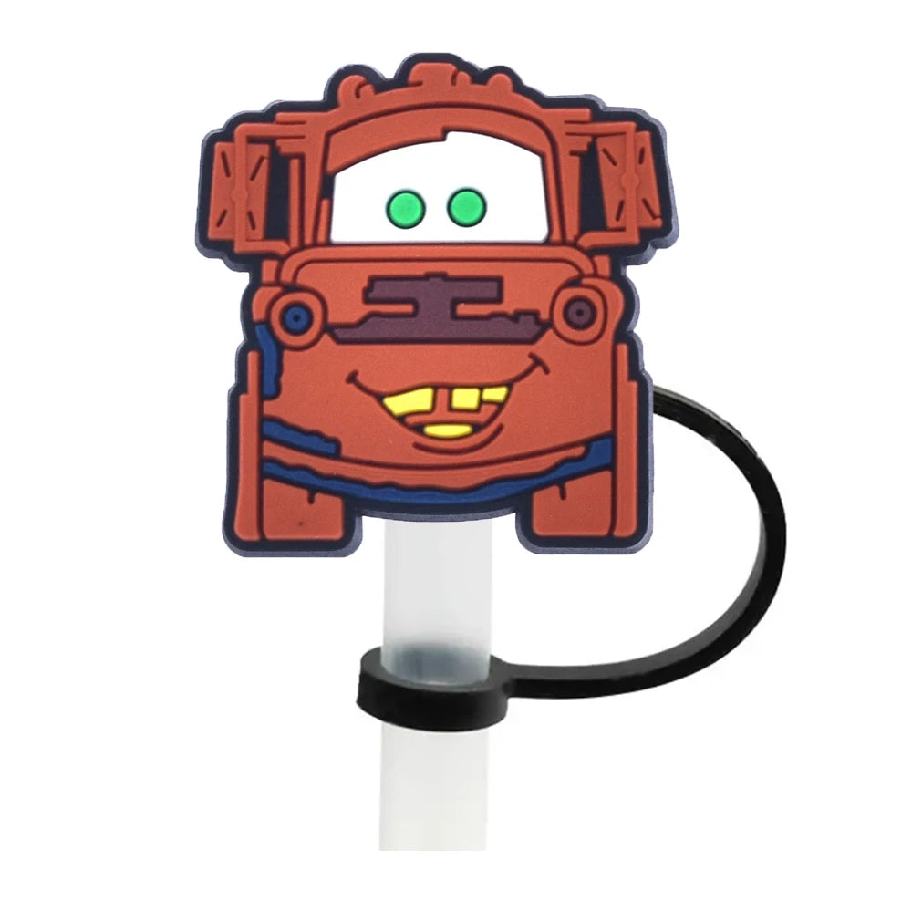 Cars Design Straw Cover Cap 10MM