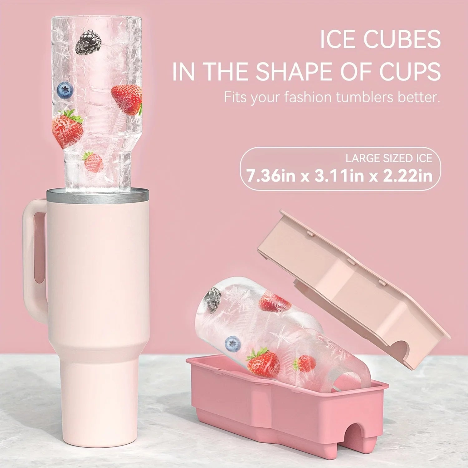Ice Cube Tray For 40Oz Stanley Cups