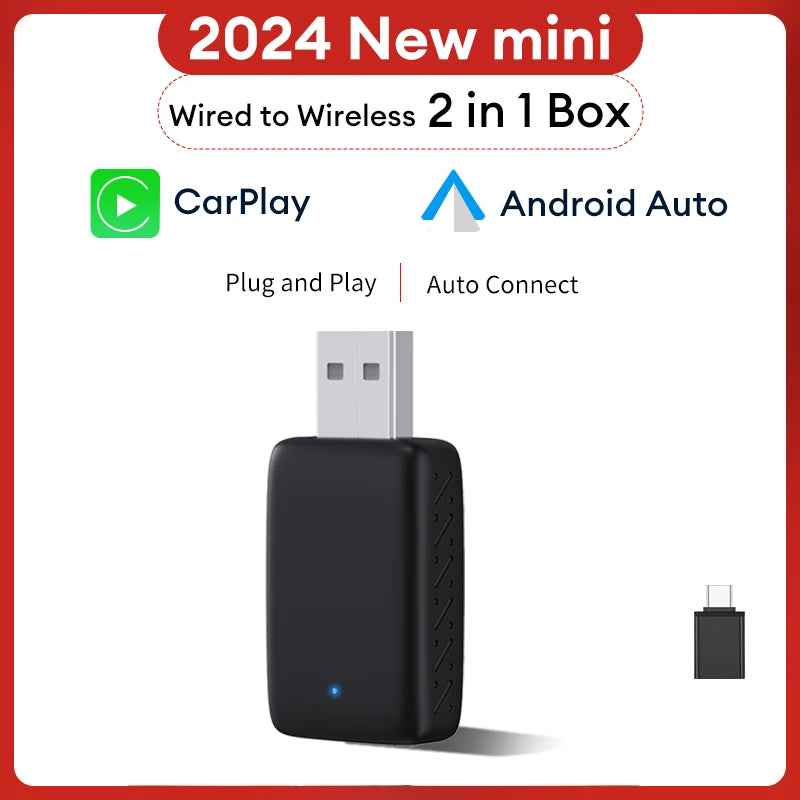 2 in1 Wireless Carplay Adapter