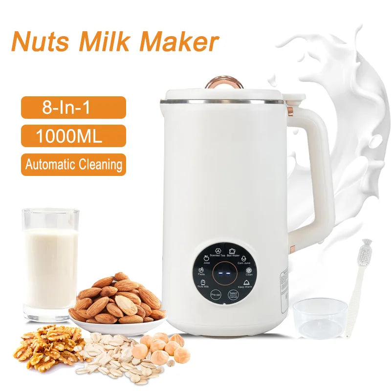Nut Milk Maker 35 oz 1000ml Dairy-Free Milk Maker