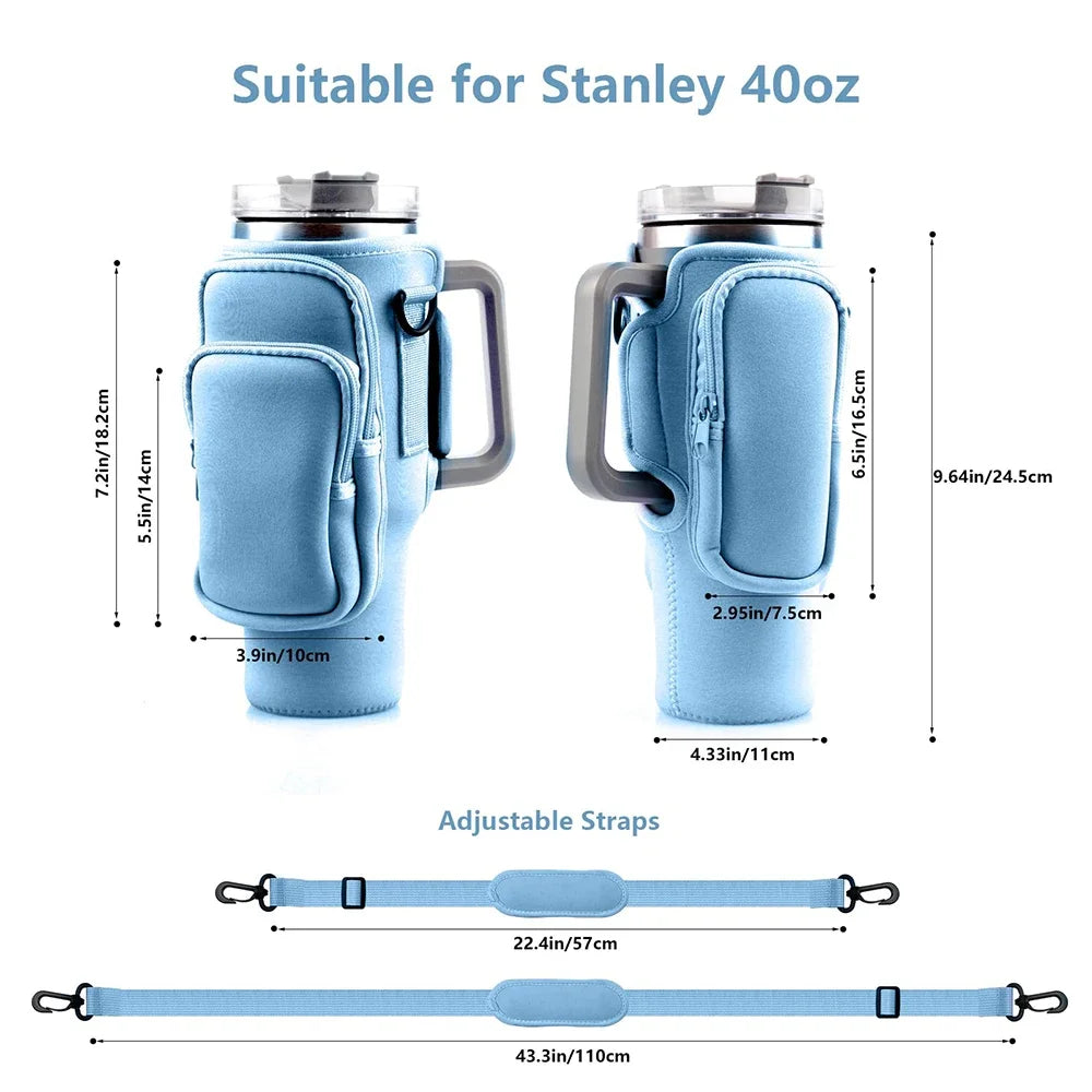 Stanley Cup with Pouch for Mobile Holder