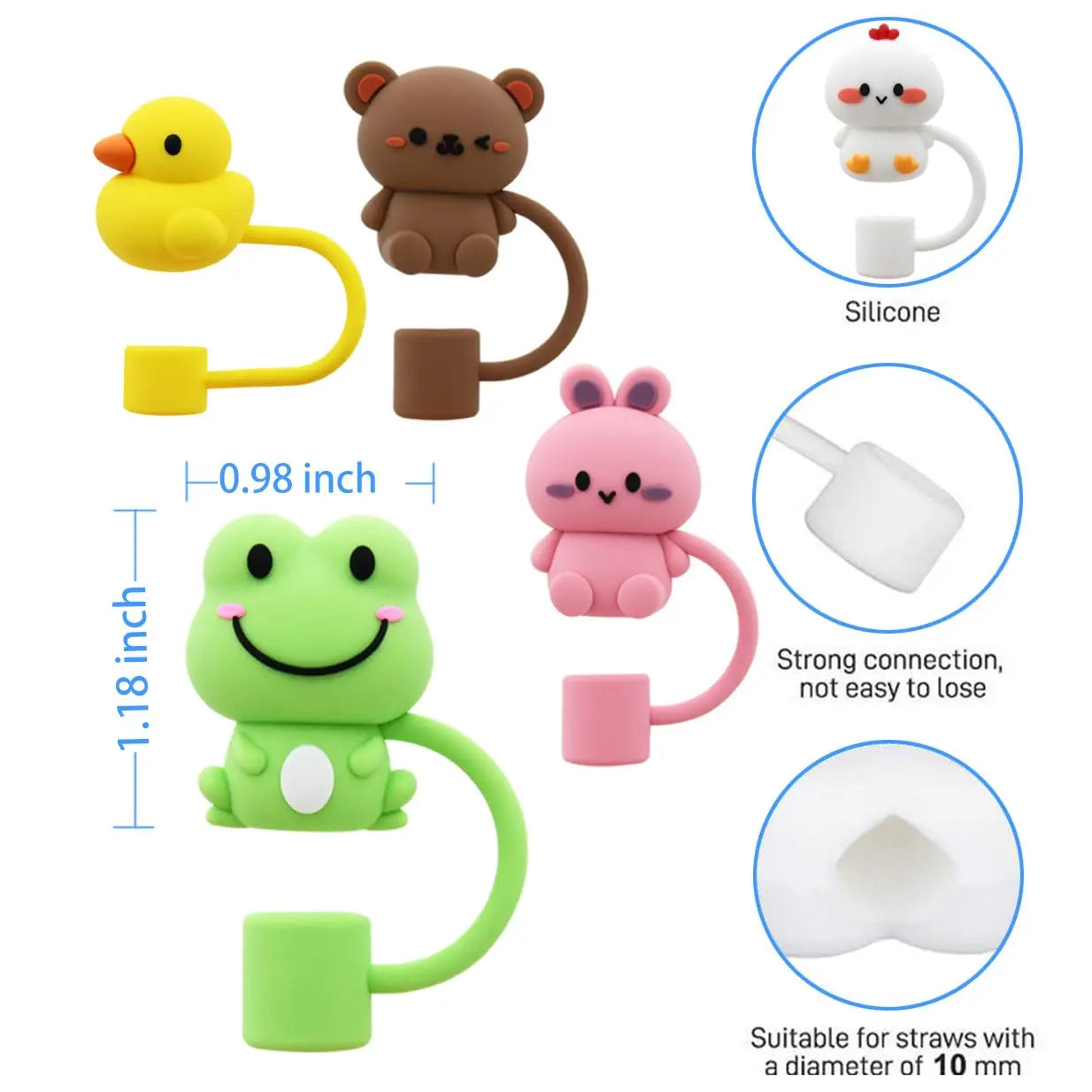 Cute Straw Cover Cap For Stanley 30&40 Oz Tumbler