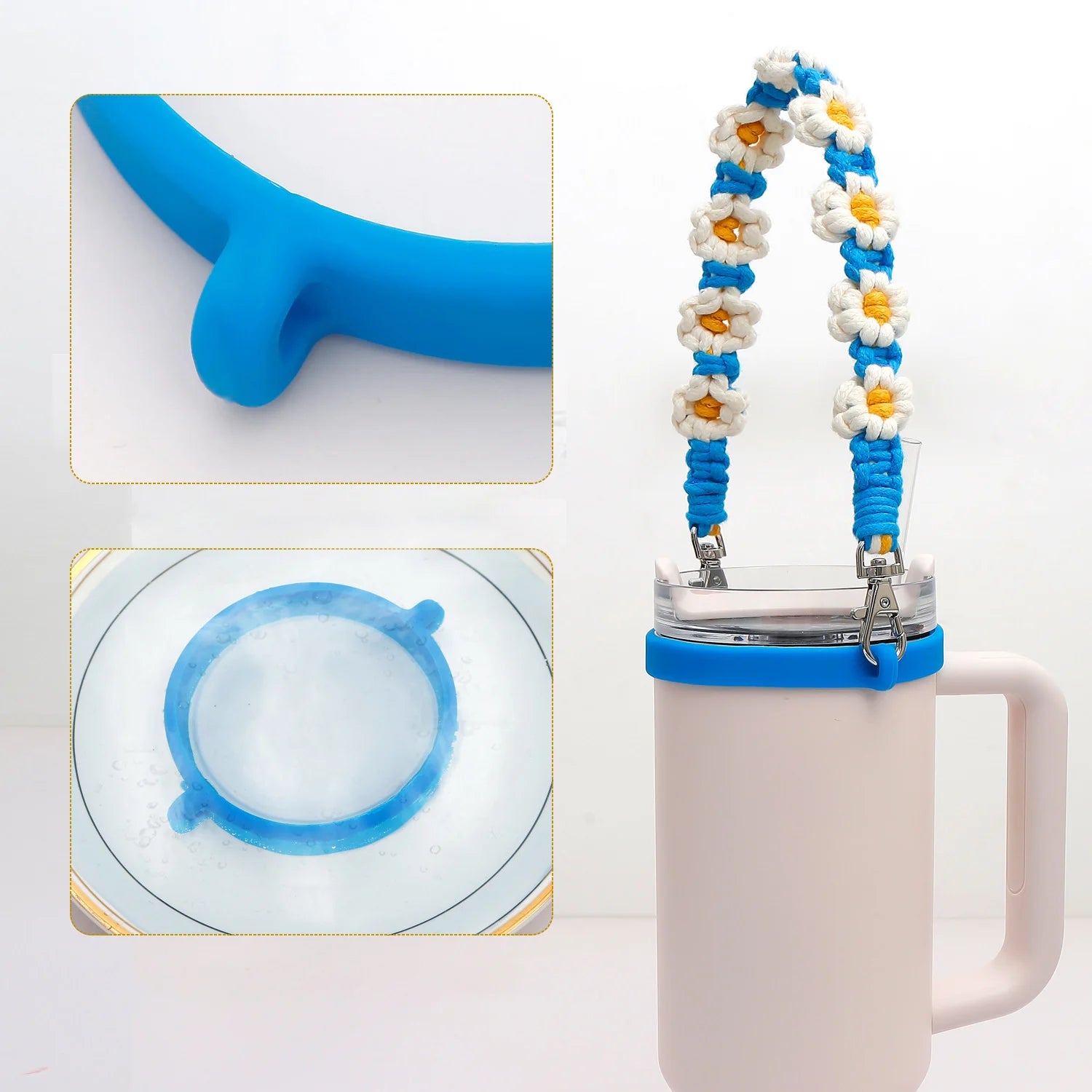Handmade Macrame Drink Carrier