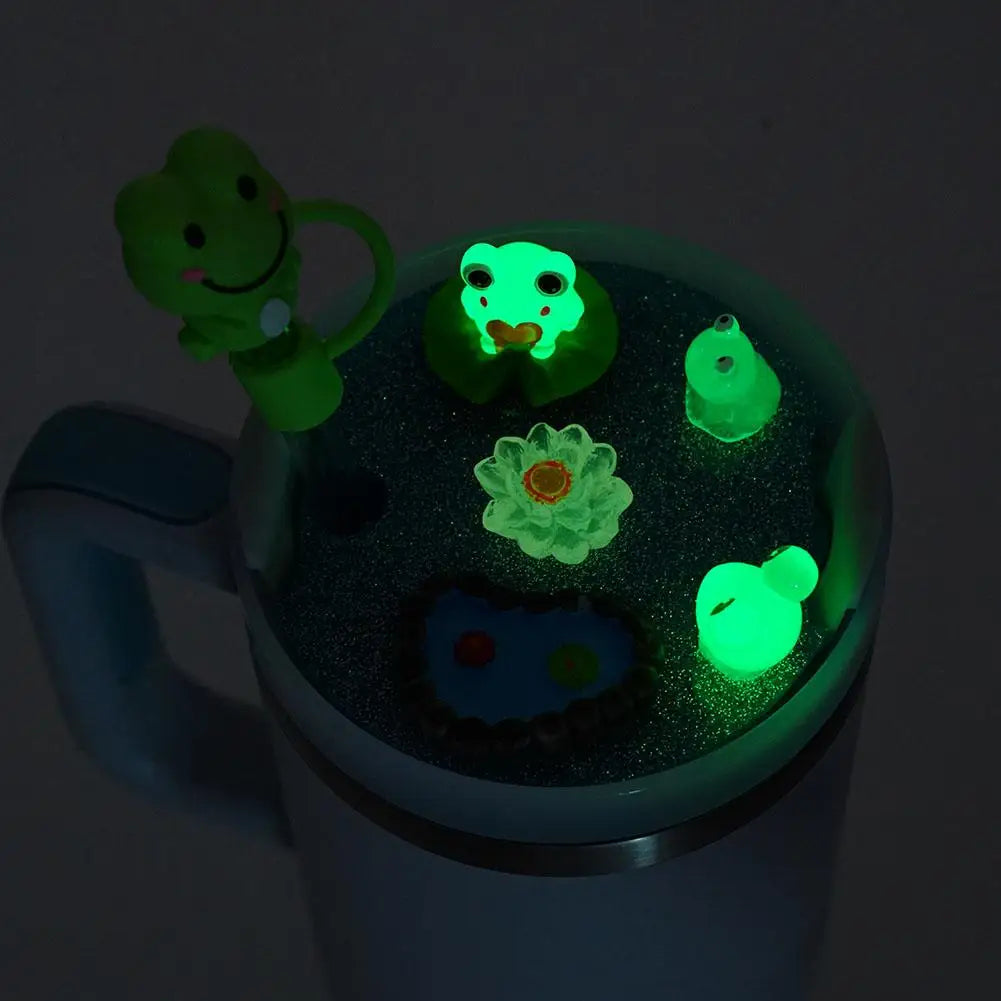 40 Oz Blue Frog Pond Glistening Cup Cover For Stanley