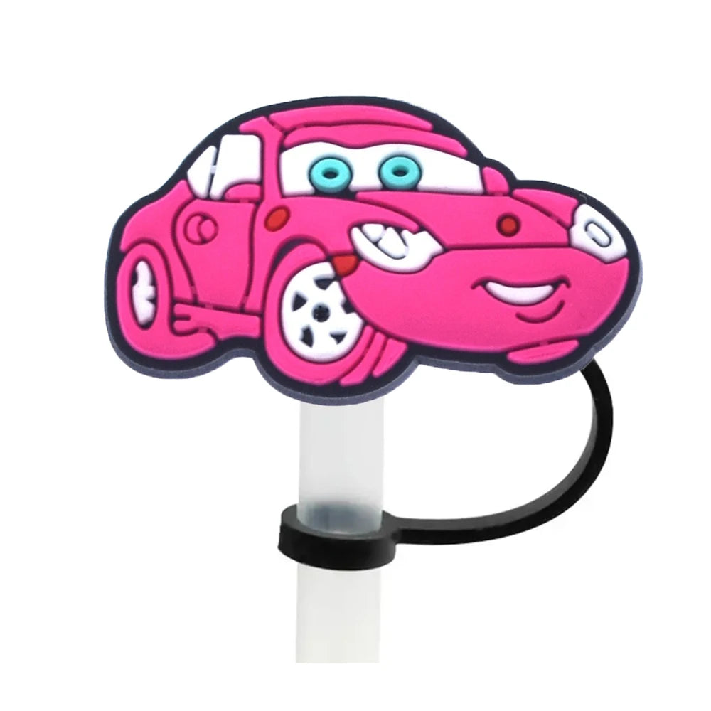 Cars Design Straw Cover Cap 10MM