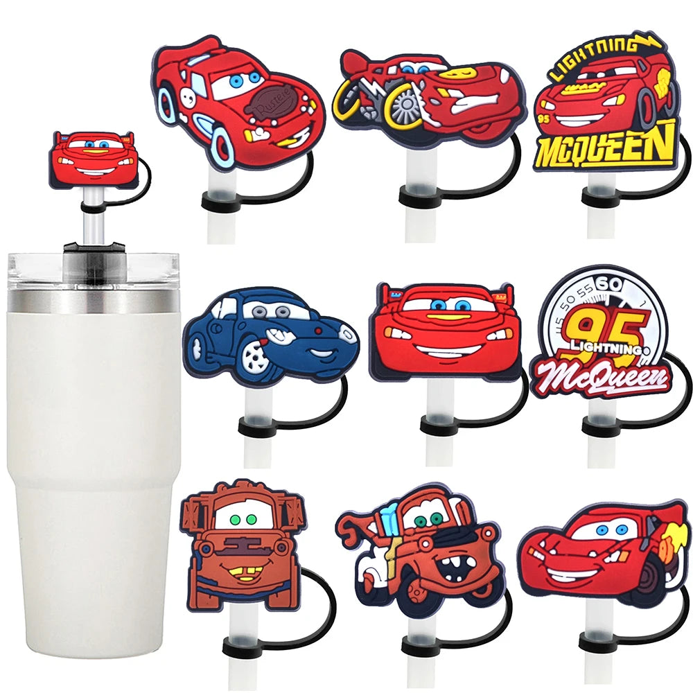 Cars Design Straw Cover Cap 10MM
