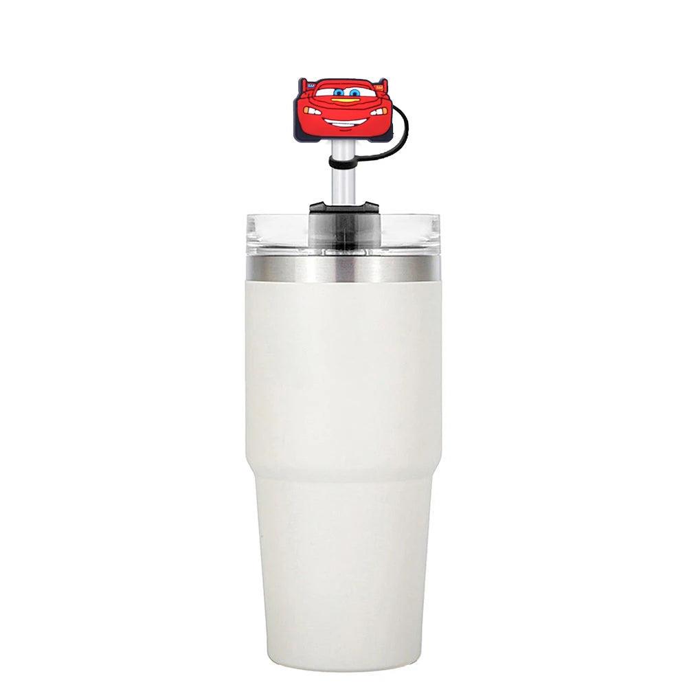 Cars Design Straw Cover Cap 10MM
