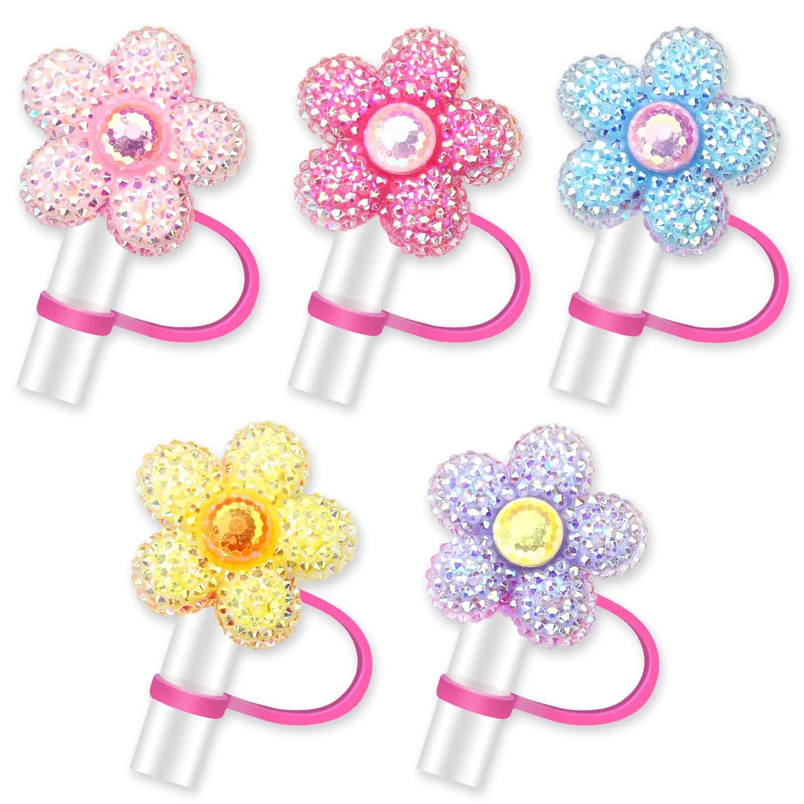 Flower Bow Straw Covers for  Stanley Cups