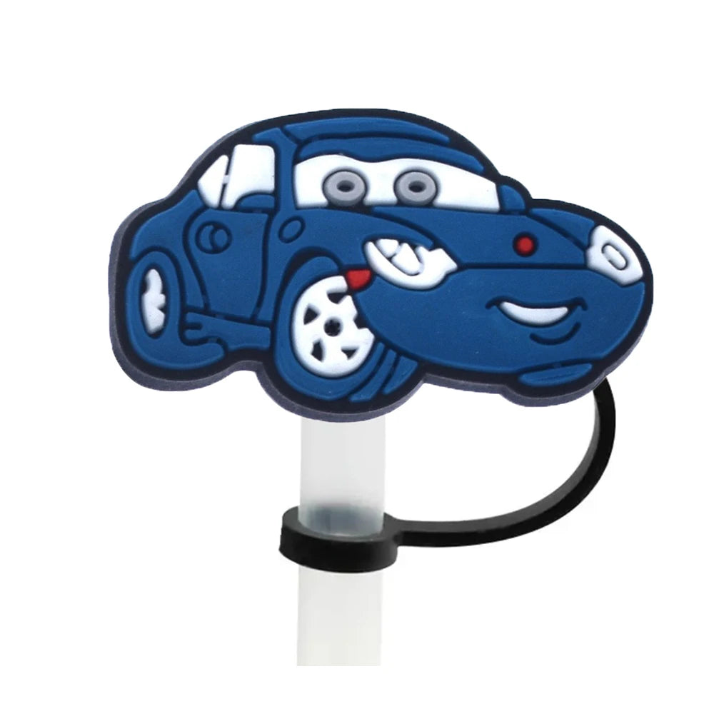 Cars Design Straw Cover Cap 10MM