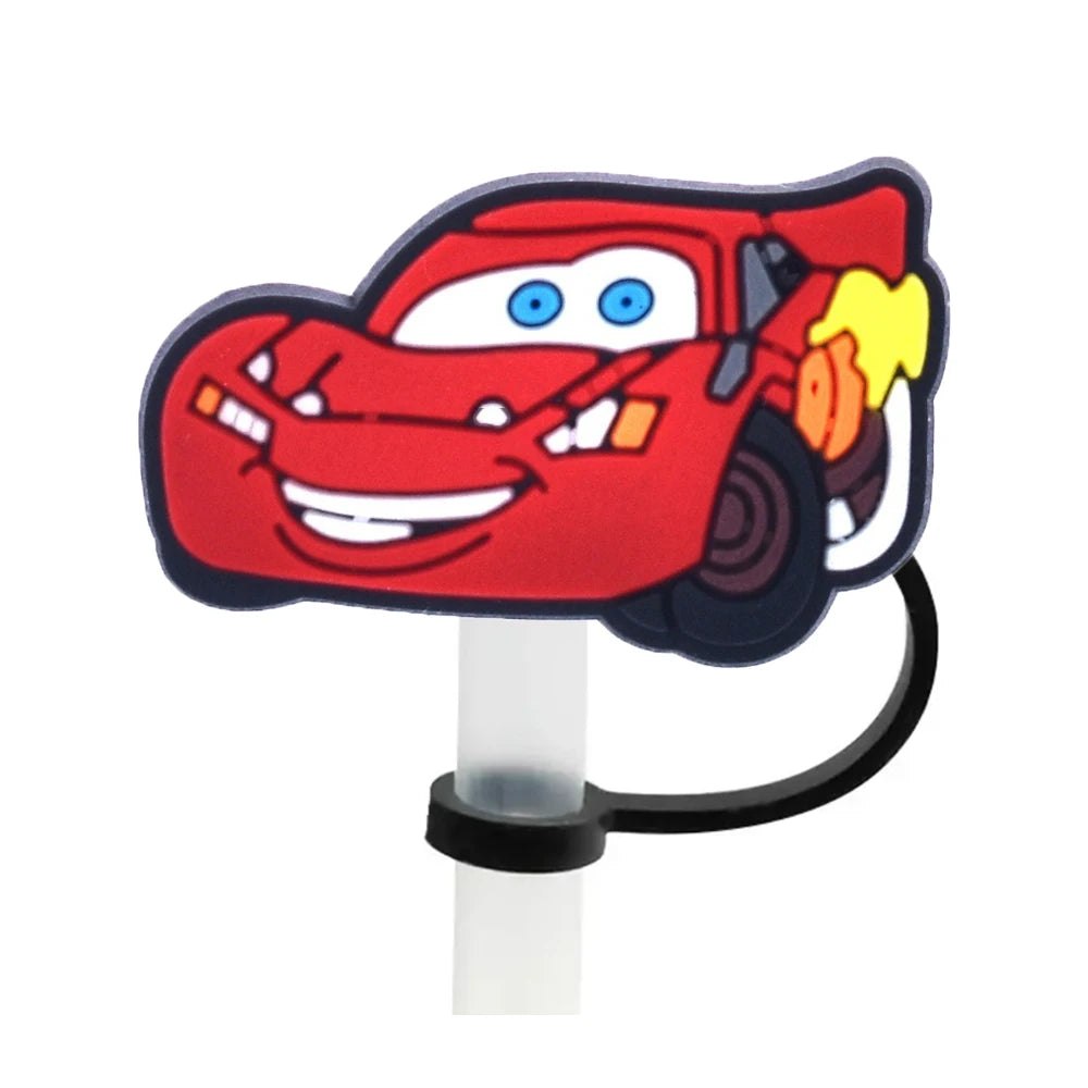 Cars Design Straw Cover Cap 10MM