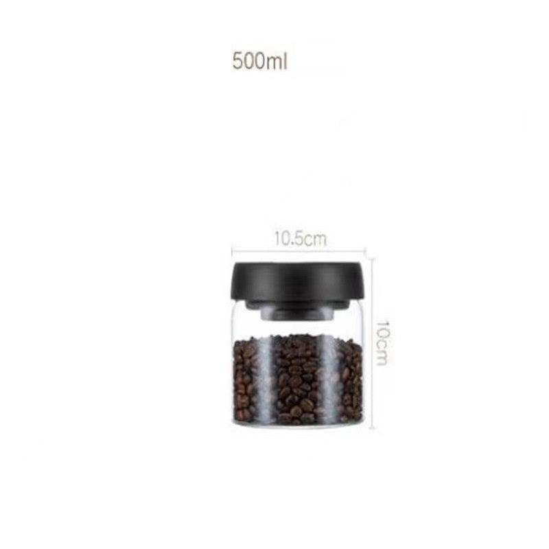 Coffee Beans & Powder Vacuum Glass